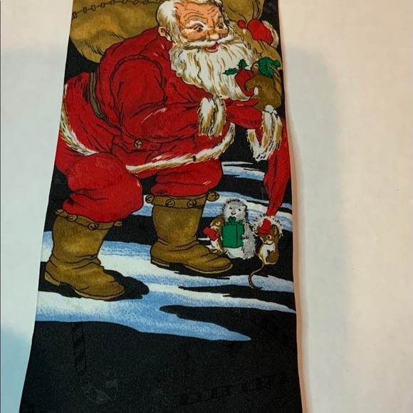 Christmas Santa Claus tie - Picture 3 of 7